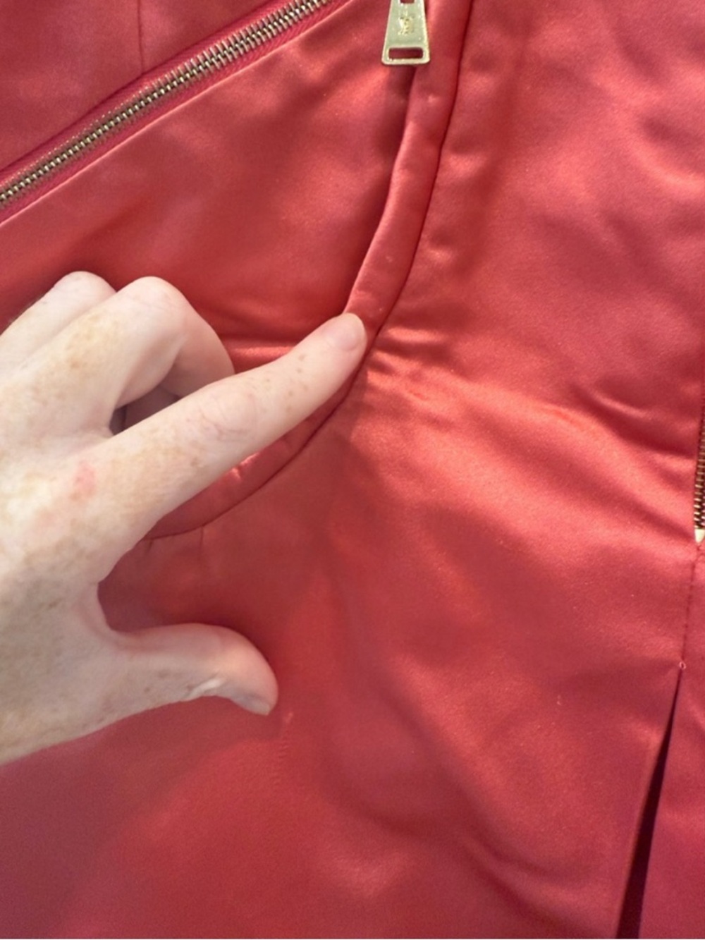 Louis Vuitton Spring 2003 Runway Coral Silk Satin Dress - Picture 6 of 6